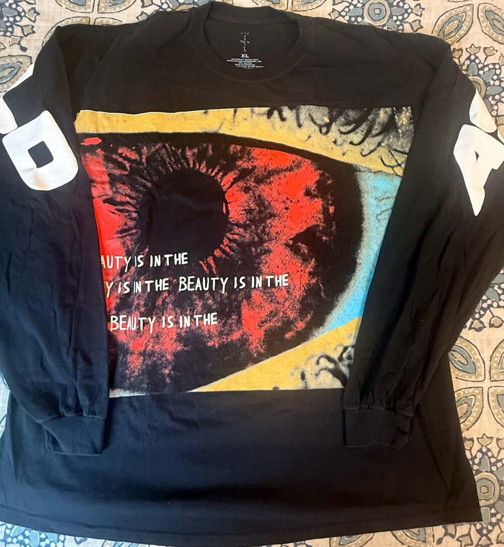 Travis Scott Astroworld Houston Eye Long Sleeve T-Shirt